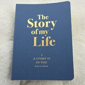 Blue and Gold Notebook - The Story of My Life